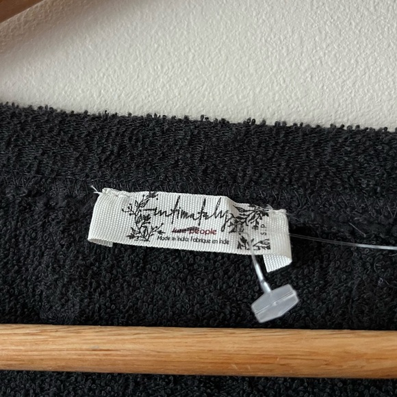 NWOT Free People Chill Beat Lounge Pullover Fleece - Picture 7 of 10